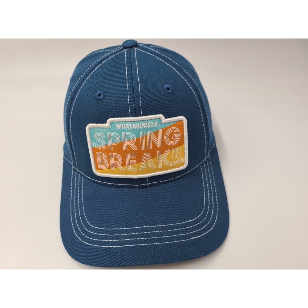 Whataburger Spring Break 2021 Adjustable Hat Cap Cotton Casual Men Women‎ Blue
